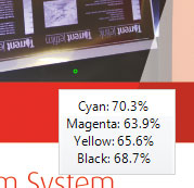 porcentajes cmyk StudioRip